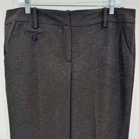 SANDRO Gray High Rise Wide Leg Trouser Pants Size 14 - Picture 2 of 5